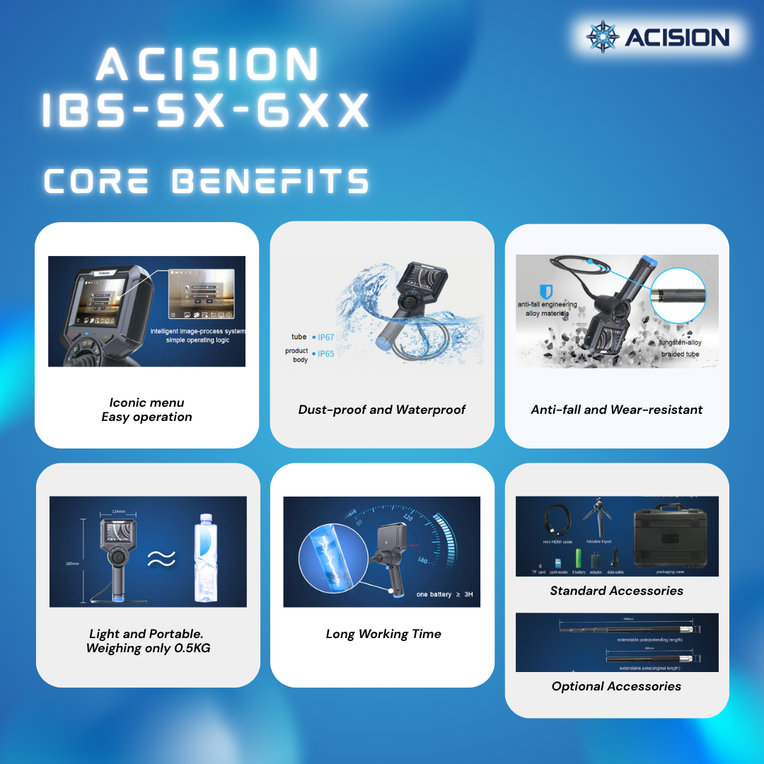 Acision IBS-SX-6XX Series Industrial Borescope