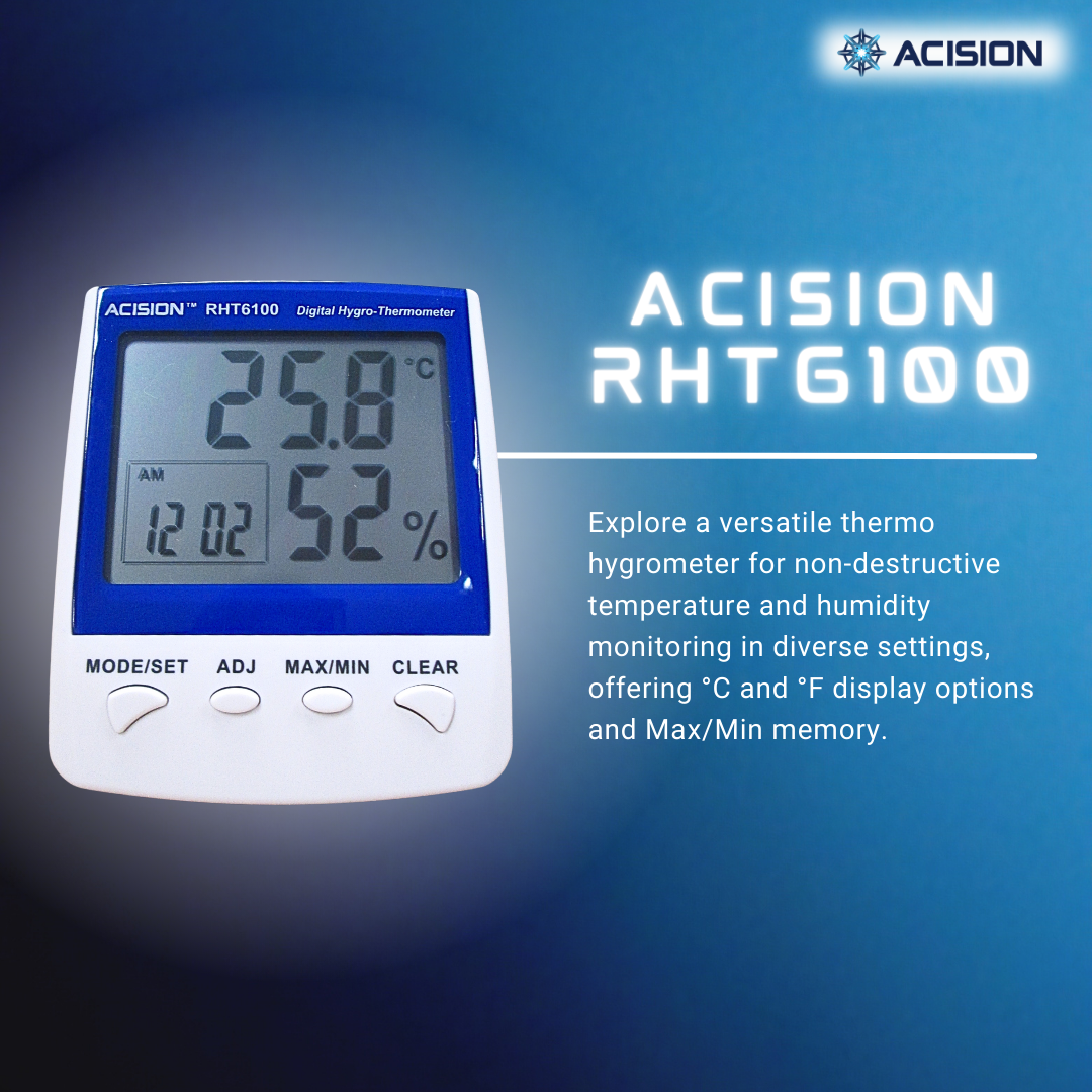 Acision RHT-6100 Humidity & Temperature Meter