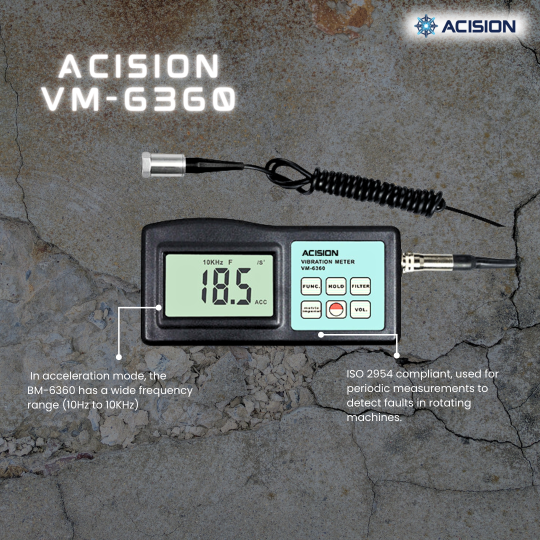 Acision VM-6360 Vibration Meter